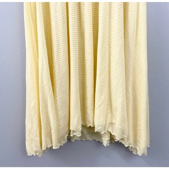 Diane Von Furstenberg Stripe Yellow Theo Halter Dress - Picture 5 of 7